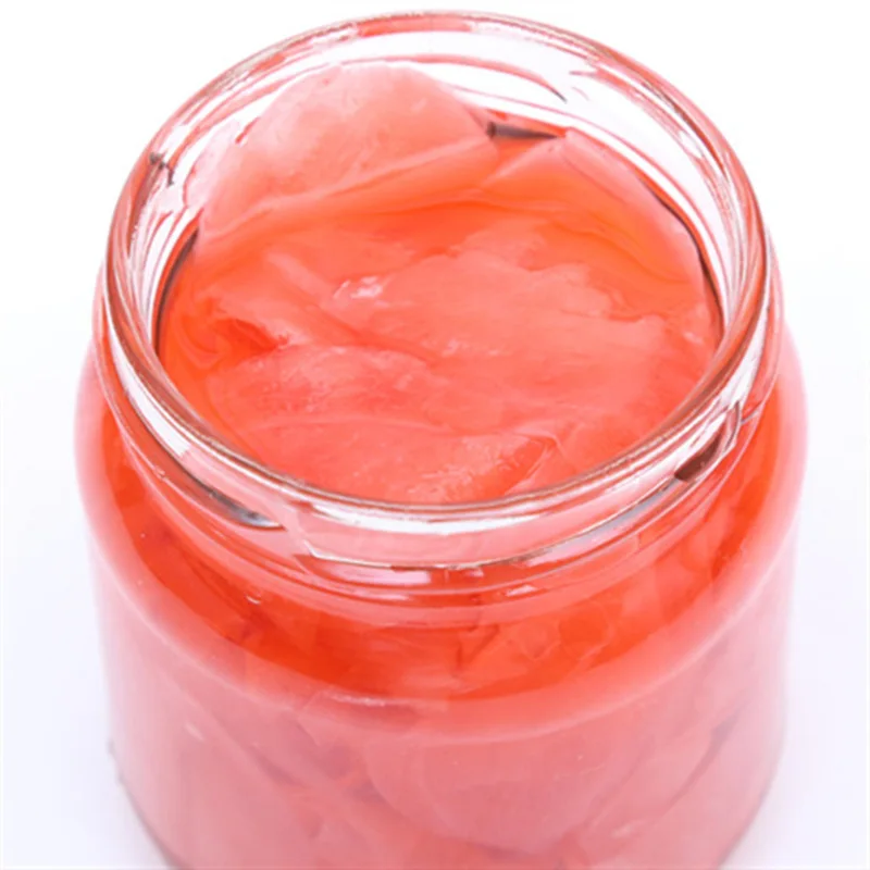
best quality Japanese cuisine sweet pickled sushi ginger sprout in plastic and glass jars chinese mature super ginger 