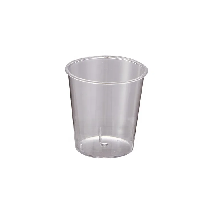 Wholesale 10OZ Silver Rim Shot Glass 30ML  Party Wedding Transparent Plastic Disposable Beer Cup