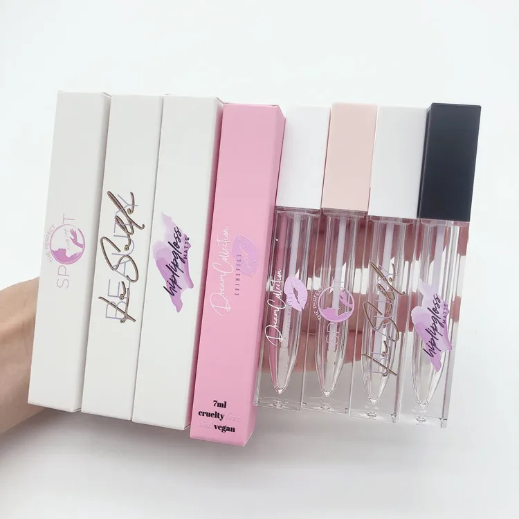 High-grade unique design container tube transparent 7 ml lip