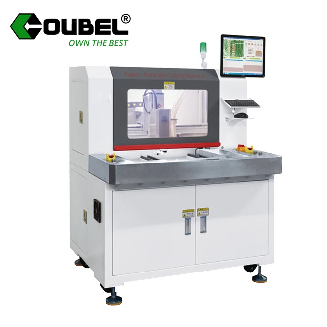 Offline Vision curve PCB cutter automatic PCB cutting machine for PCB stamp