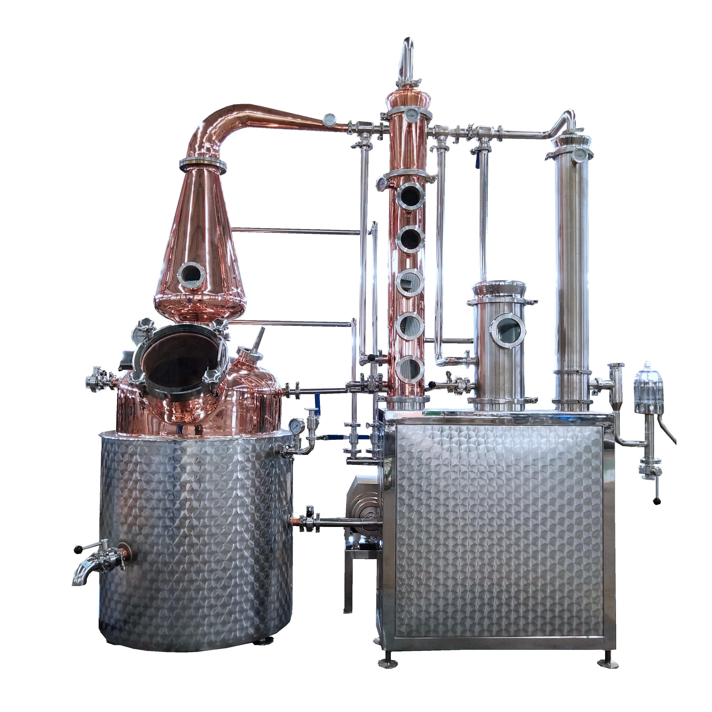 alcohol distiller moonshine still copper distillation column