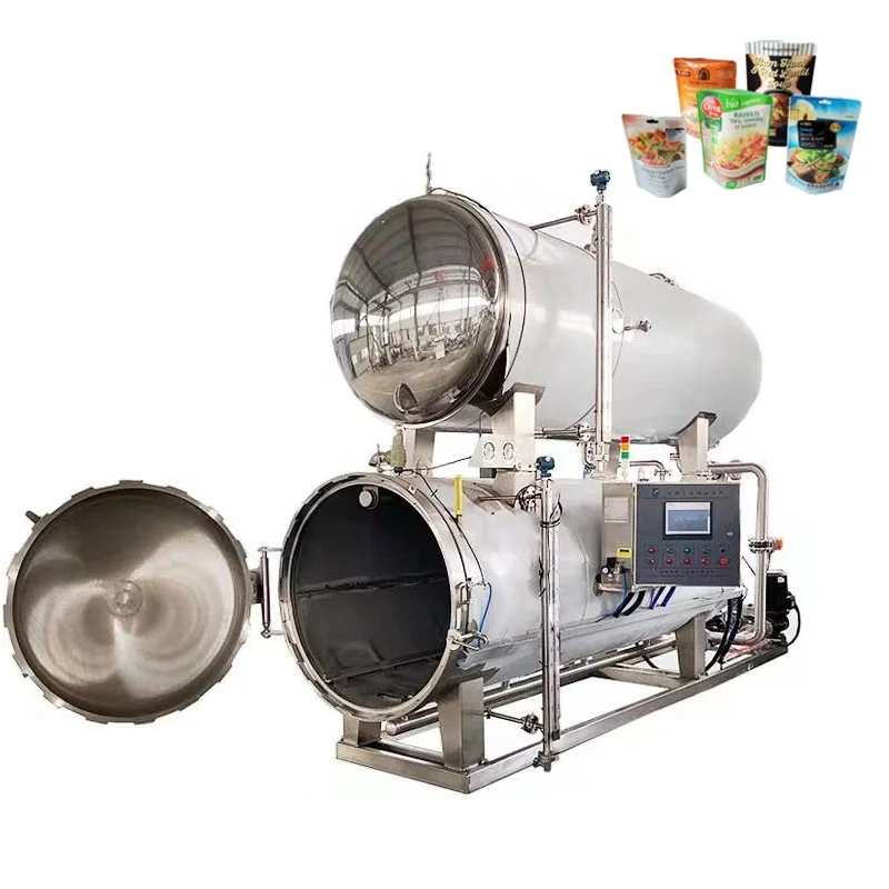 Canned Food Retort Machine Pressure Steam Sterilizer Autoclave Retort for Canning Food