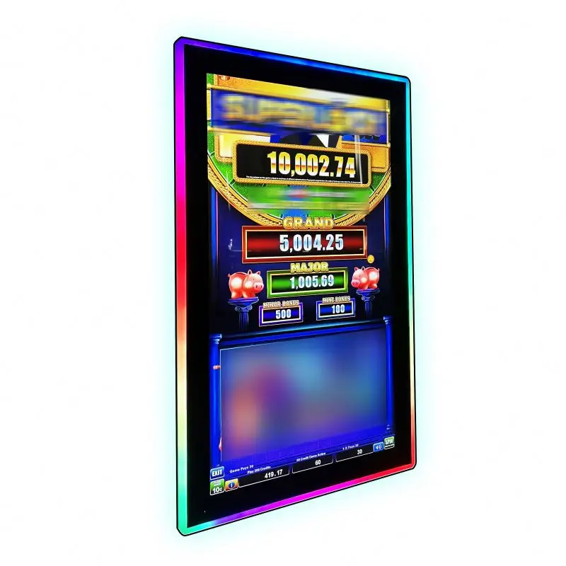 27 inch LED bezel optional POG/WMS/T340/FOX340 gaming open frame IR 15 inch touch screen monitor