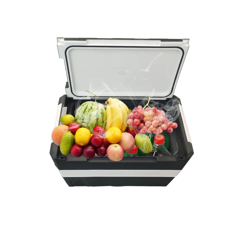 Portable 12 volt car fridge freezer compressor refrigerator for camping