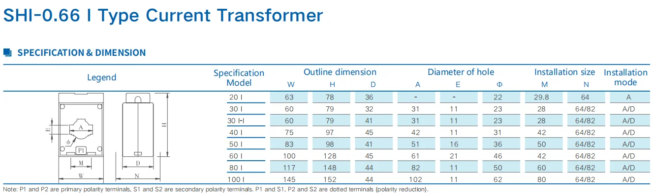 200/5A 1A accuracy class 0.5 CT energy meter current transformer