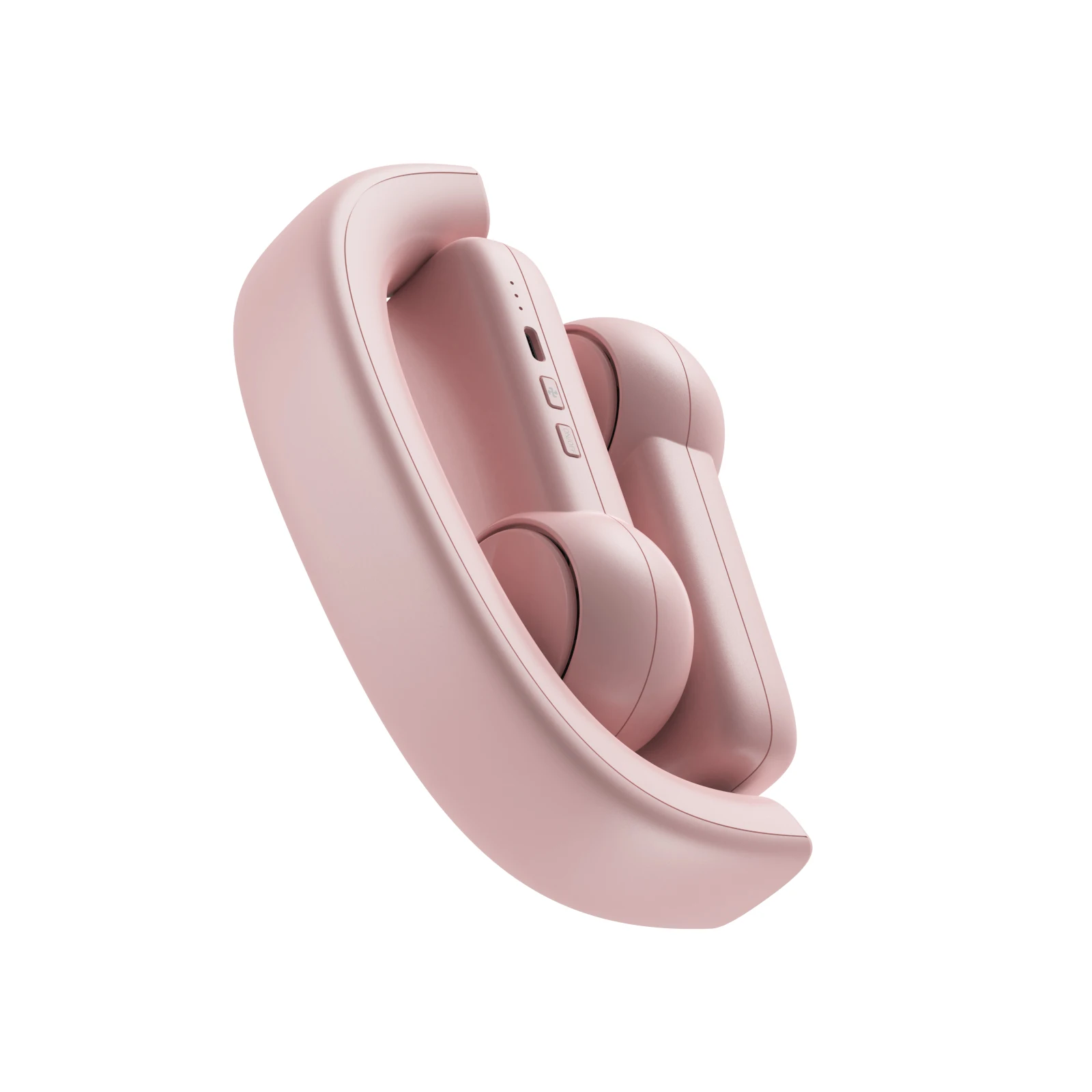 Rechargeable 2000 mah wearable air conditioners portable Wrap-around neck fans USB mini hanging fan