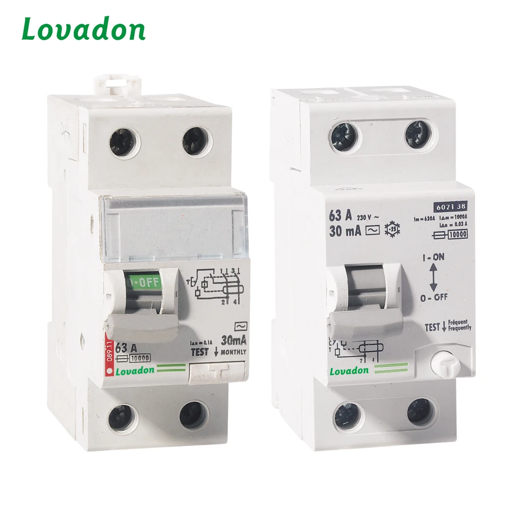 C20 RCCB Types of 40 Amp Circuit Breaker Residual Current