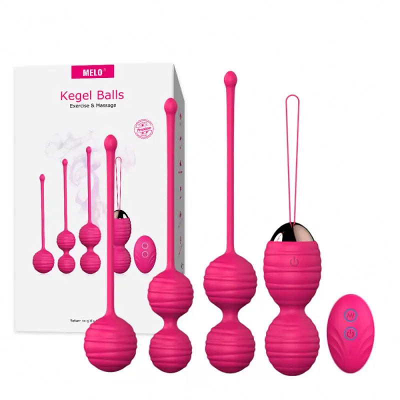 Silicone Waterproof Kegel Balls Set Adult Sex Toys  For Women Ben Wa Balls Vagina Vibrating Stimulator Vagina Kegel Balls