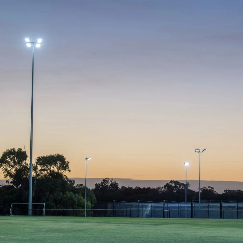 Lowering system explosion proof hot galvanized led high mast lighting