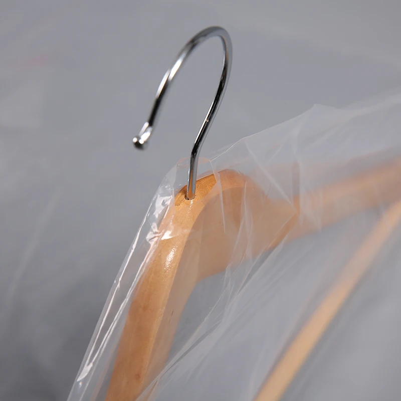 Plastic Customized LDPE Clear Transparent Laundry Dry Cleaning Garment Bag on Roll