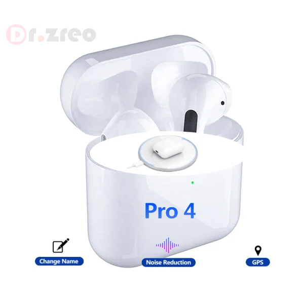 2020 New Arrival Air pro mini Pod pro 4 Headphones Ble-tooth Earbuds Wireless Charging Sensor Rename Handsfree TWS Earphone