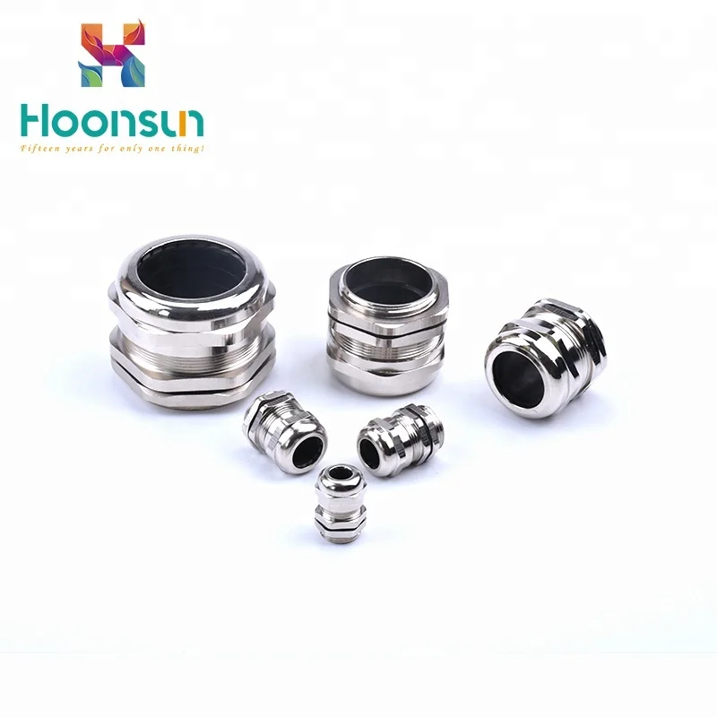 PG21 PG29 PG36 M27 M30 M32 IP68 waterproof thread nickel plated copper brass metal wire connector atex cable glands seals