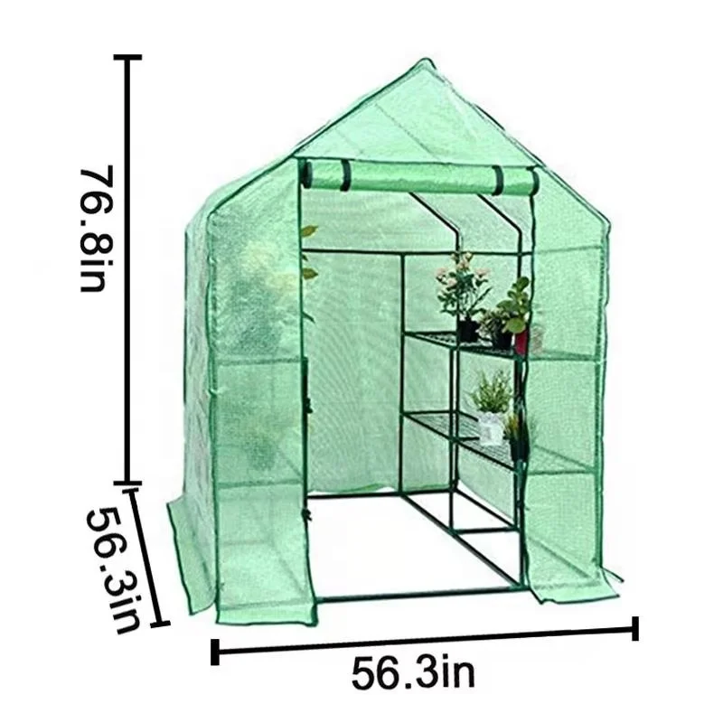 Walk In Garden Polytunnel Tunnel Greenhouse Green House For Courtyard Plant Growing Tent