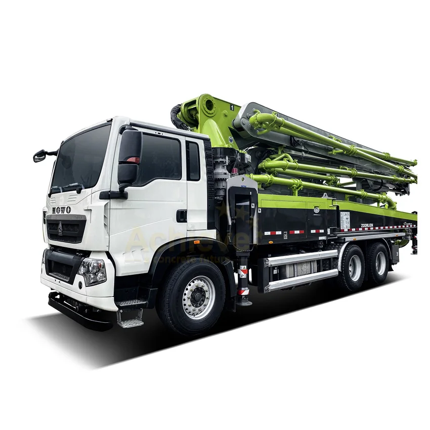 Used Hot Product 56X-6RZ ZOOMLION 56M Boom Concrete Pump Trucks With Low Price for Sale