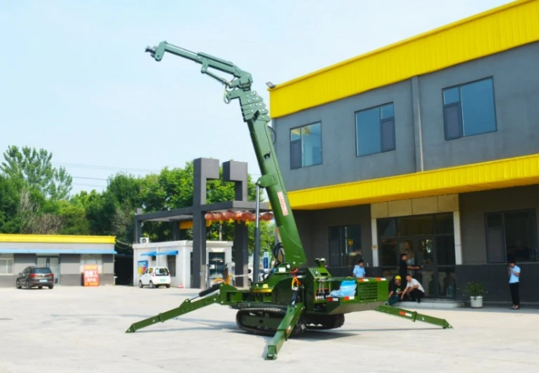 5ton Telescopic Boom 360 Degree Mini Crawler Mobile Spider New Hydraulic Crane with 3ton Motor Engine Pump Manufacturing Plant