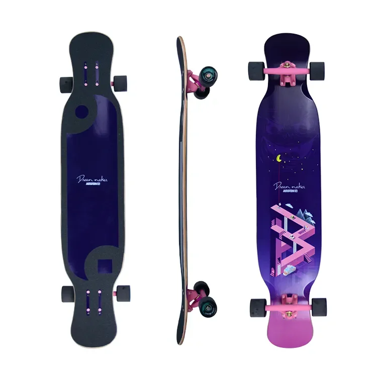 Cheap KOSTON New Freeride custom Bamboo Complete Longboard