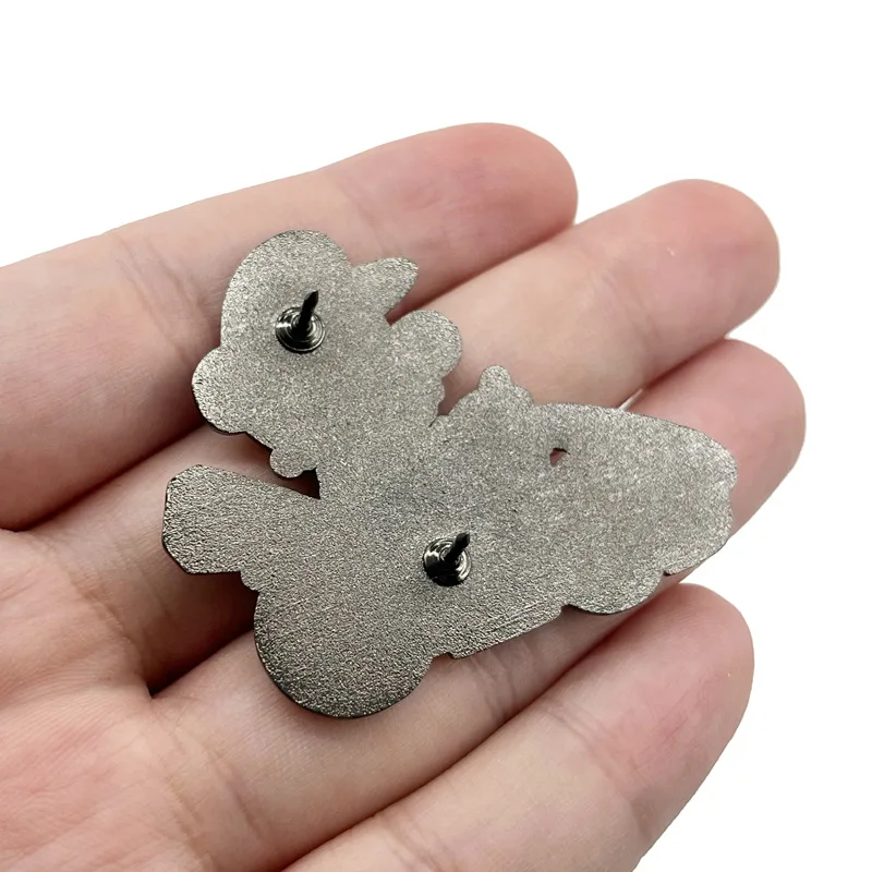2024 New Anime Mario Metal Badge Luigi Brooch Pin Cute Creative Cartoon Yoshi Pins for Men Children Gift