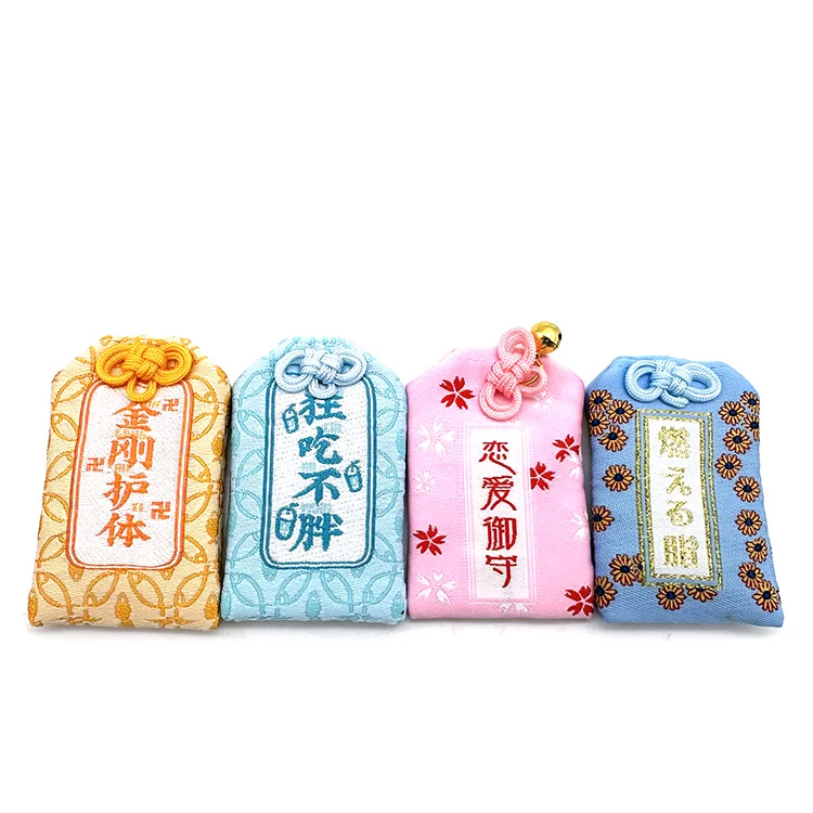 YYX Cartoon Omamori Custom Lucky Charm Cute Creative Peace Charm With String Plastic Bag Packaging Healthy Beautiful Amulet