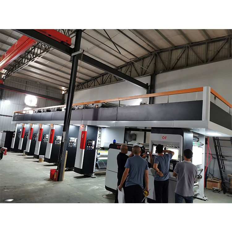 
Hot sale direct factory price BOPP film 10 color ELS rotogravure printing machine 