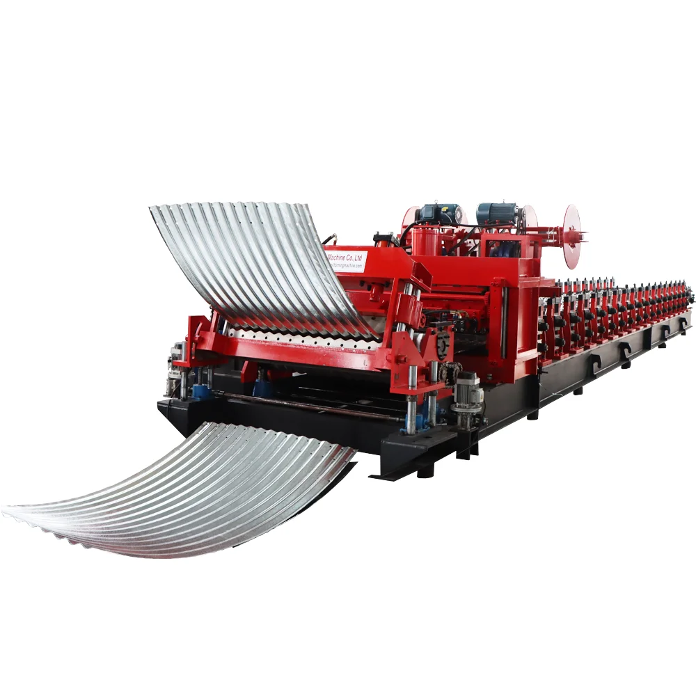 Corrugated steel roof sheet making machine Silo Sheet Roll Forming Machine