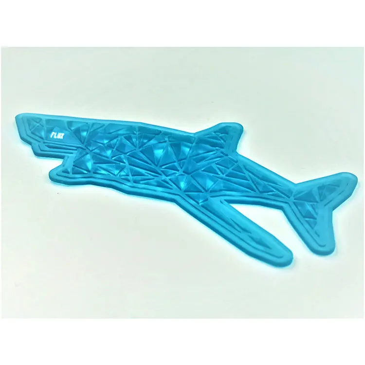 Promotional PVC splicing patch splicing label microinjection label eco friendly label