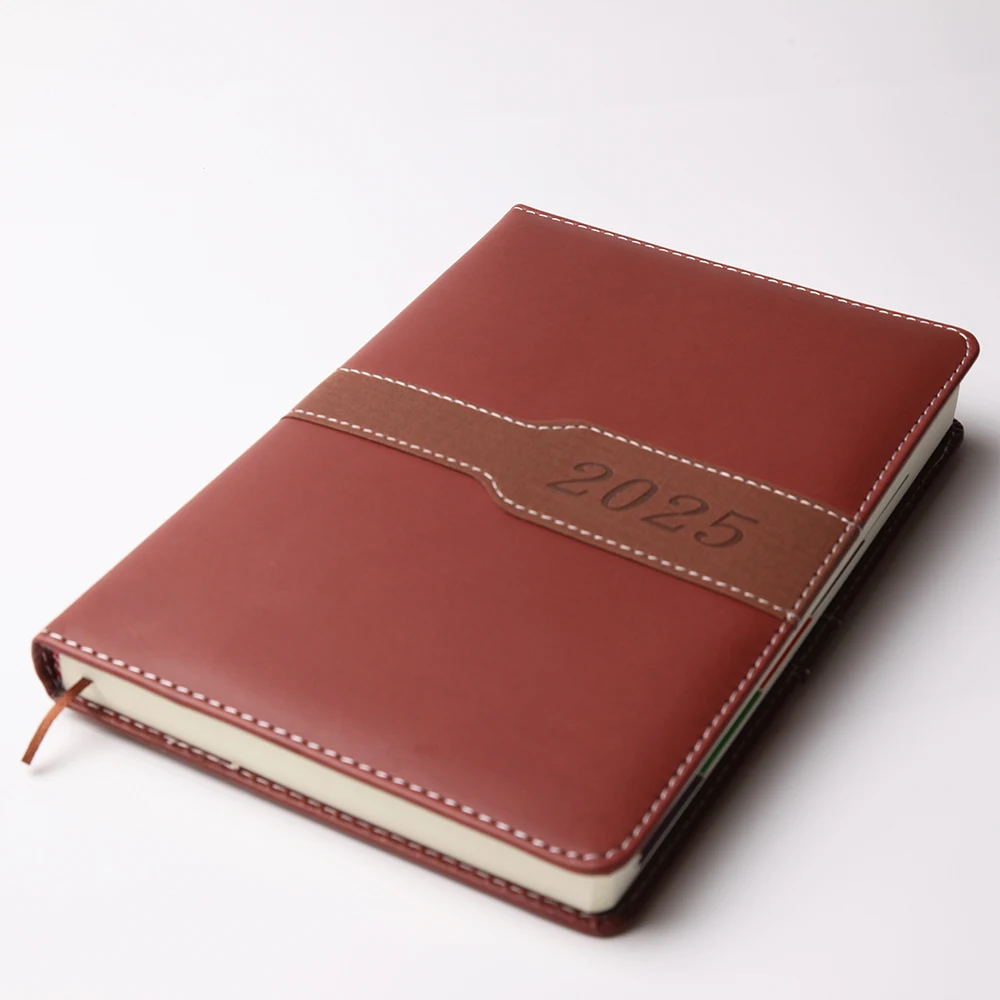 Leather notebook journal planners and journals composition notebook note books for students 2025 diary planner