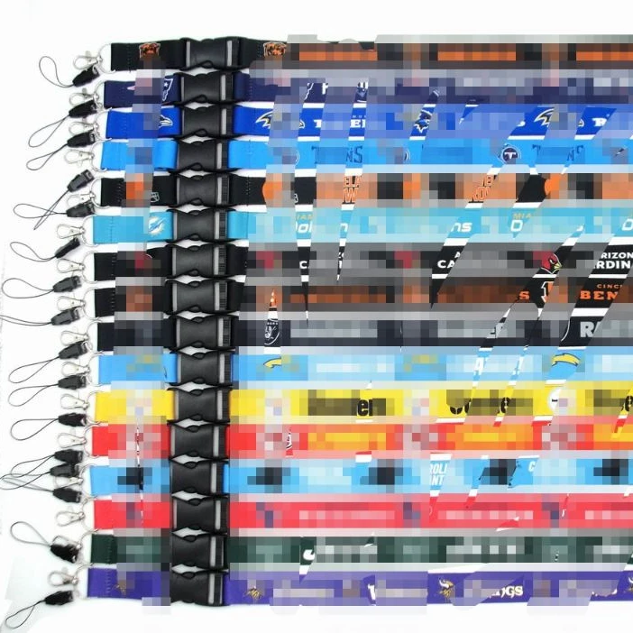 Custom Sublimation NFL Lanyard for Football Team