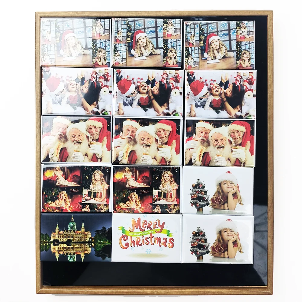 90*65mm Badge Button Fridge Magnet Material Set for Home Decoration