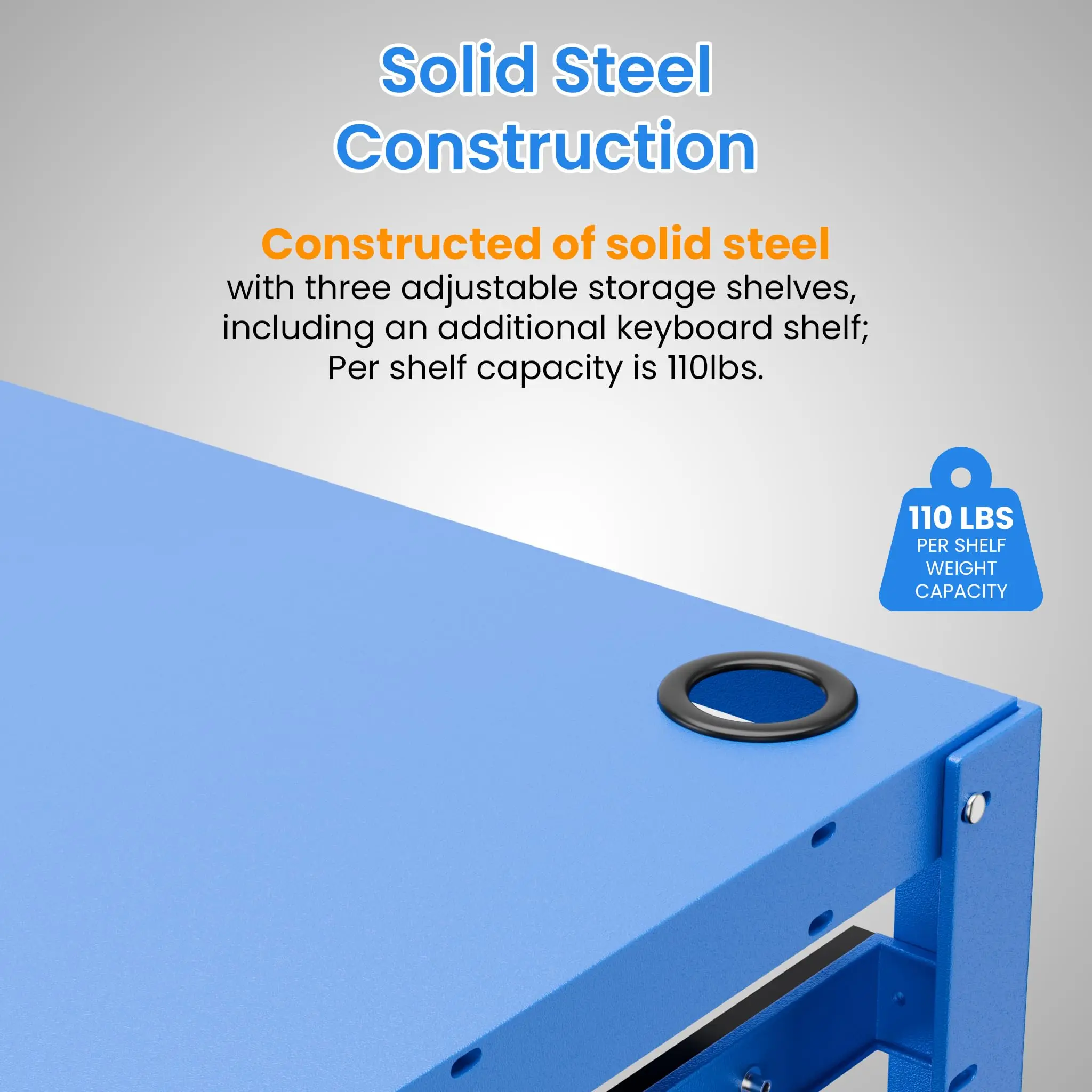 Tool Cart Trolley ODM Multifunctional Easy to Install Matt Carbon Steel Rolling Tool Cart with Power Strip and Casters