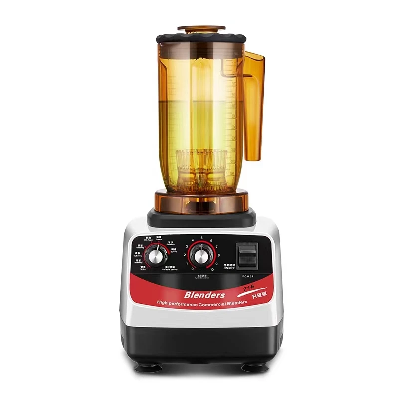 Kitchen appliance stainless steel high speed blender with 6 knives