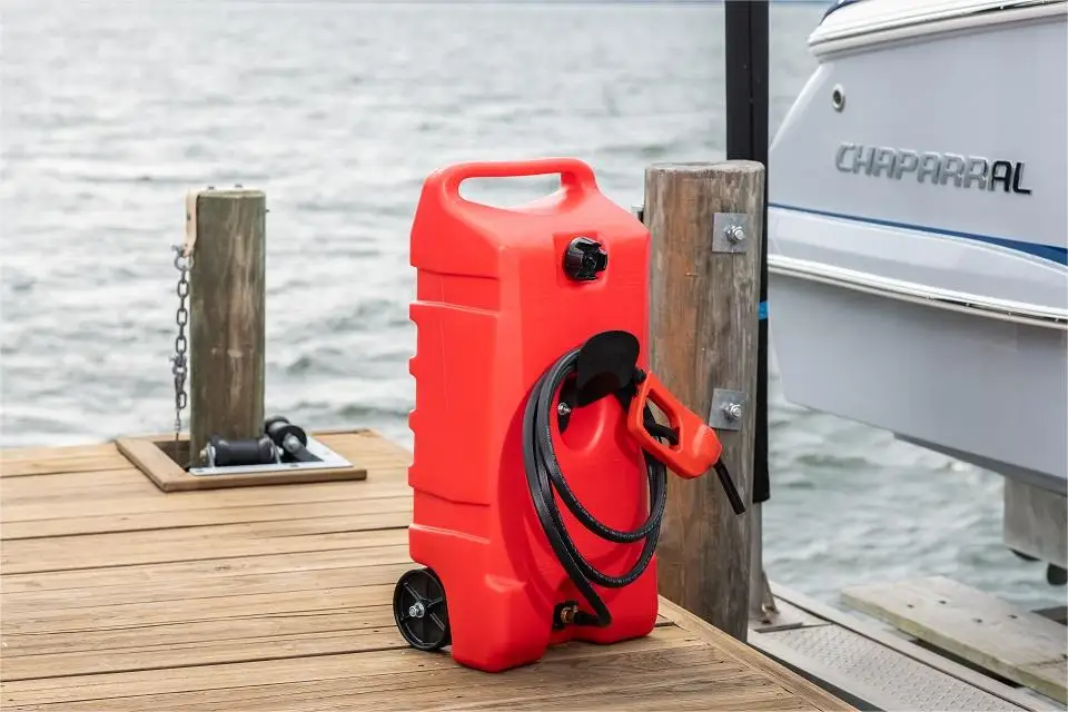 Portable 480L Electric Fuel Transfer Tank for Gasoline and Diesel Caddy On-Site Refueling and Chemical Storage Equipment