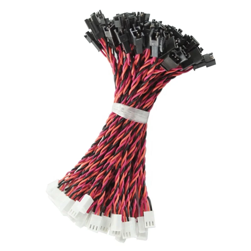 Jst Xh Eh 2.54MM 3Pin 4Pin Female Extension Cable Multi Core Wire Harness