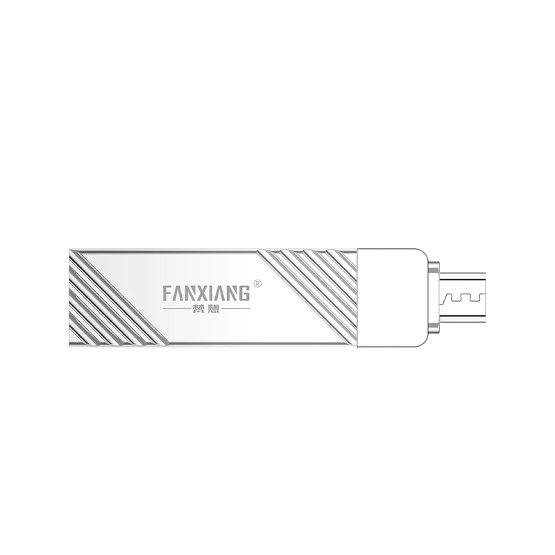 Factory wholesale high speed 3.0 USB Disk Metal Silver Memory 32GB 64GB 128GB 256GB Flash Storage Pendrive