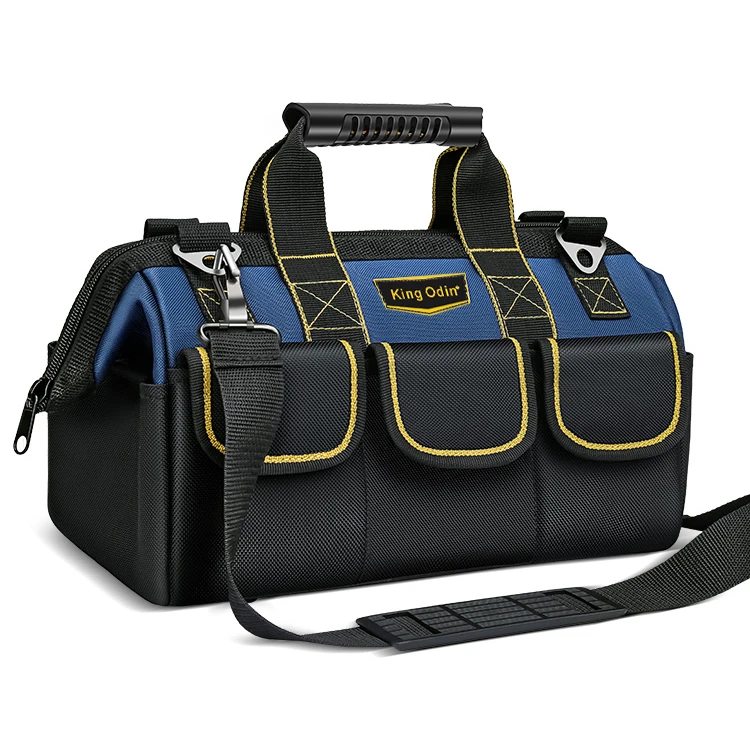 Multi functional, sturdy and durable electrical canvas repair accessories storage, portable hardware tool bag