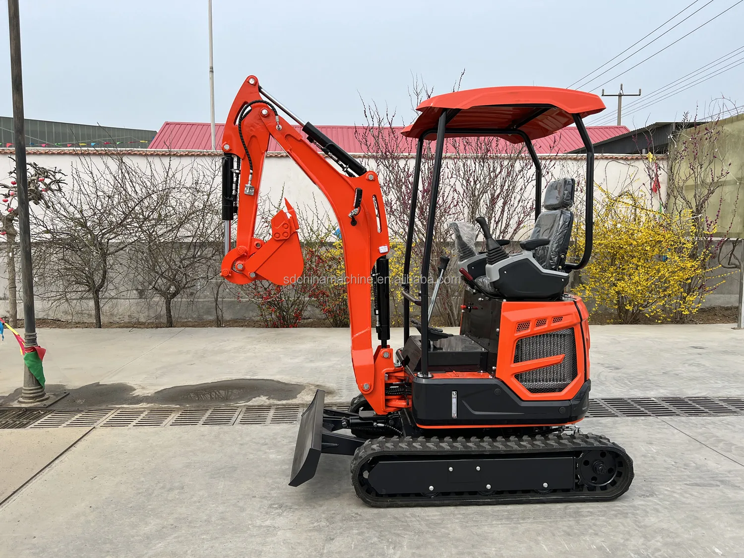 O-KUBOTA двигатель D722! 1.8Ton мини-экскаватор от производителя Землеройная техника 1 тонна 8 2 тонный небольшой микро