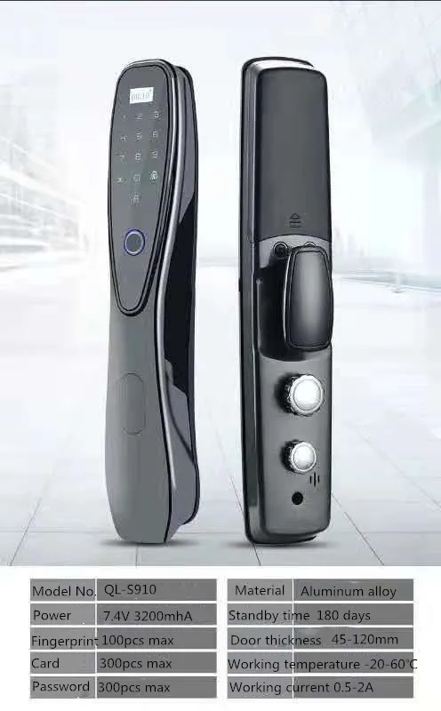 Дверной смарт-замок Tuya с Wi-Fi, управление через приложение, Электронная карта, биометрический сканер отпечатка пальца, для умного дома, оптовая продажа
