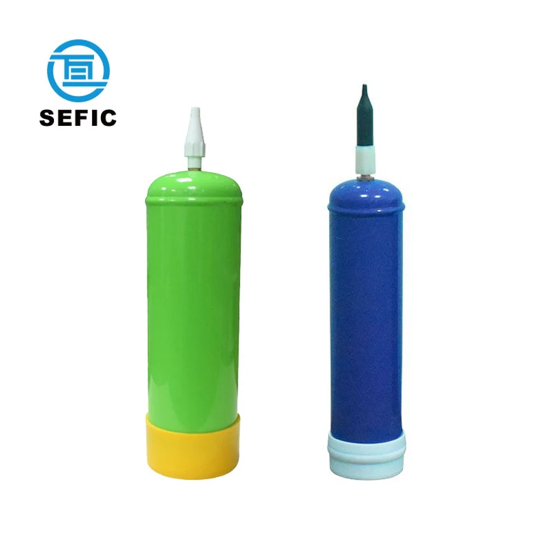 Portable Small 2.2L Disposable Helium Tank Cylinder For Wedding Party Celebration Birthday