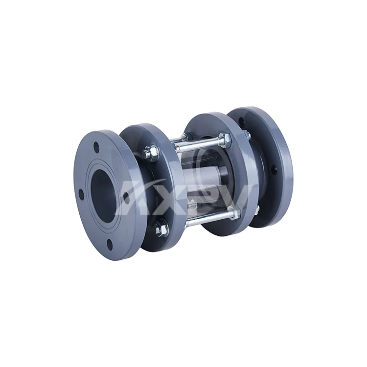 Custom JIS DIN ANSI high temperature high pressure plastic CPVC oil level flange sight glass