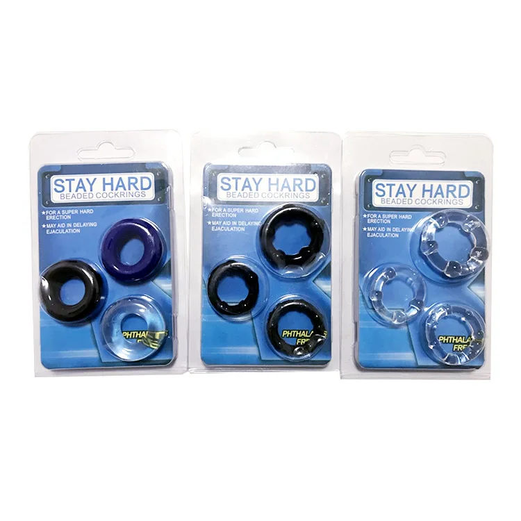 Hot sale rubber male delay ejaculation sex toys men penis cock ring