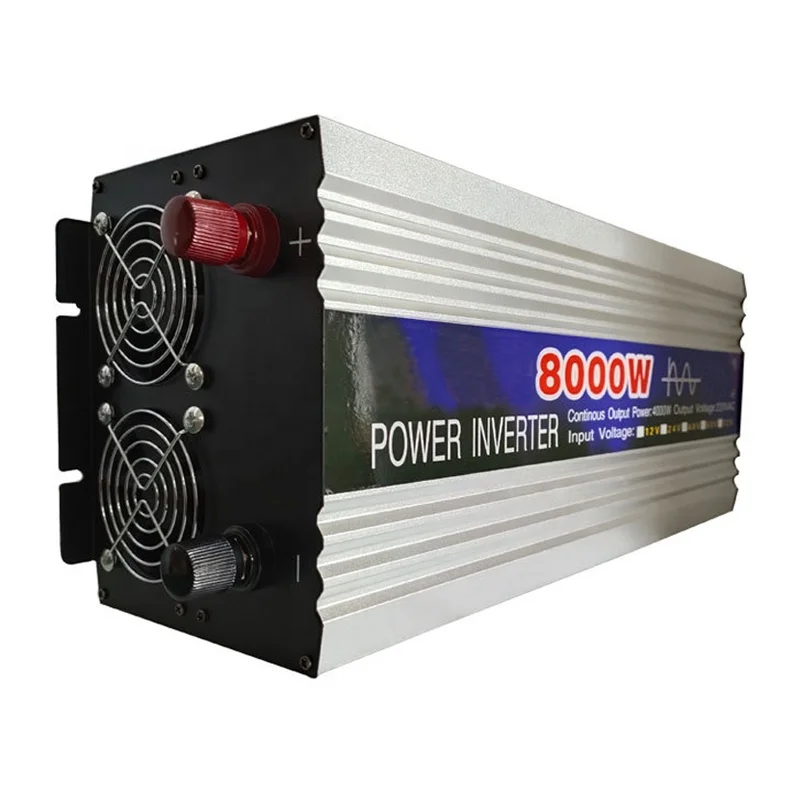 8kw 8000W Pure Sine Wave Inverter 5000W 6000W 5kw 6kw DC 12V 24V 48V 60V to AC 220V Solar Wind Turbine hybrid Converter