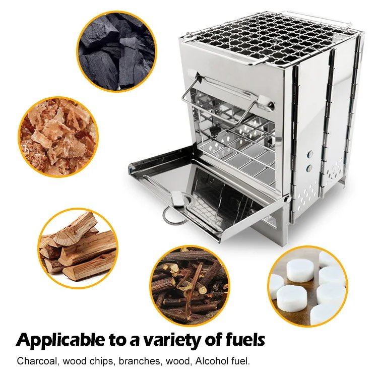 Baiyuheng Wholesale New Design Portable Windproof Camping Oven Stove