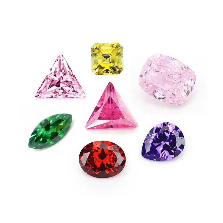 Factory Wholesale All Kinds Of Colors And Shapes Synthetic CZ Stone Gemstone Zircon Loose Cubic Zirconia