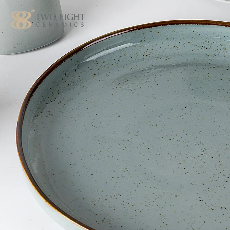 Two Eight Modern classic crockery plates ceramic dinner plates set durable porcelain dinner sets dinnerware