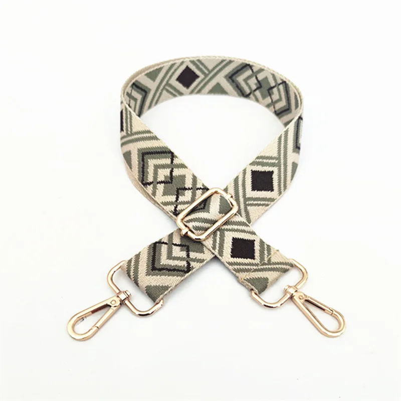 
Woven Webbing Adjustable Wide Shoulder Ethnic Style Color Wild Backpack With Messenger Bag Handbag Strap 