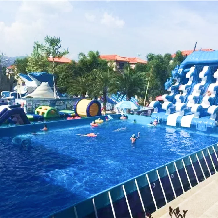 Hot sale pools swimming outdoor ground outdoor bracket swimming pool metal frame swimming pool