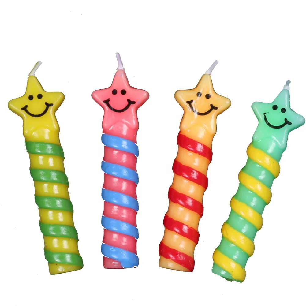 Tongda Factory Customized Star Shape Birthday Candles For Kids