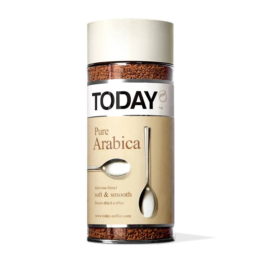 
TODAY Pure Arabica freeze dried coffee in glass jar 95 g 