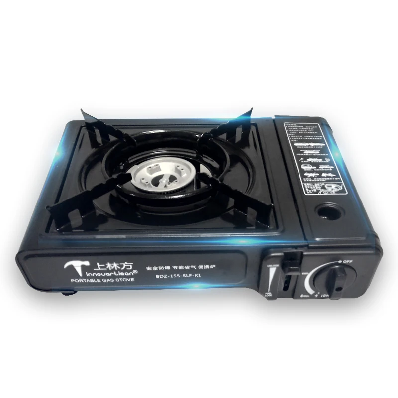 
Portable Outdoor Stove Gas Hot Sale Picnic Camping BBQ Burner Gas Cooking Stove Stainless Steel Butane Gas Stove 