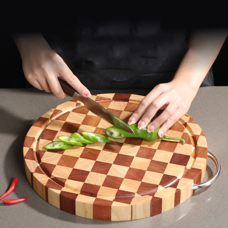 Очень большая разделочная доска для мяса из массива акации schneidebrett многофункциональные гравировочные Разделочные Блоки
