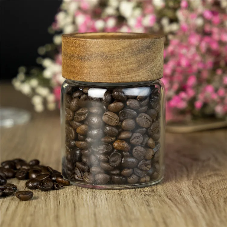 Food packaging 190ml food glass jar wholesale air tight glass storage food jars clip top